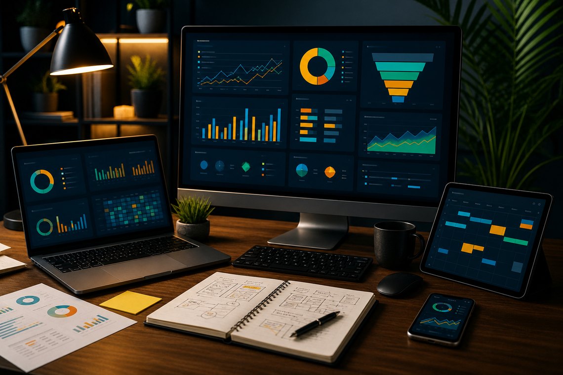 Digital Marketing workspace visual