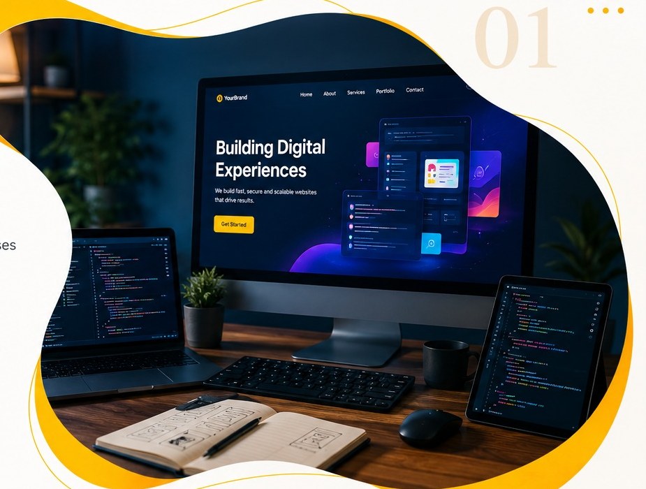 Web Development workspace visual