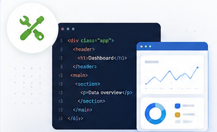 Custom Web Applications service illustration