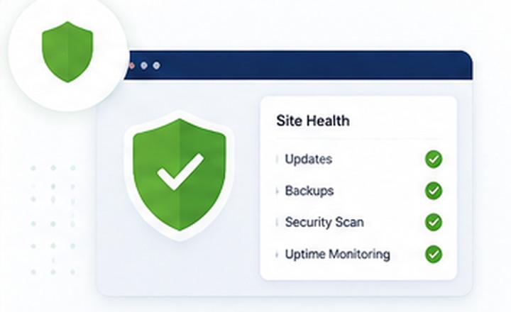 Website Maintenance service illustration